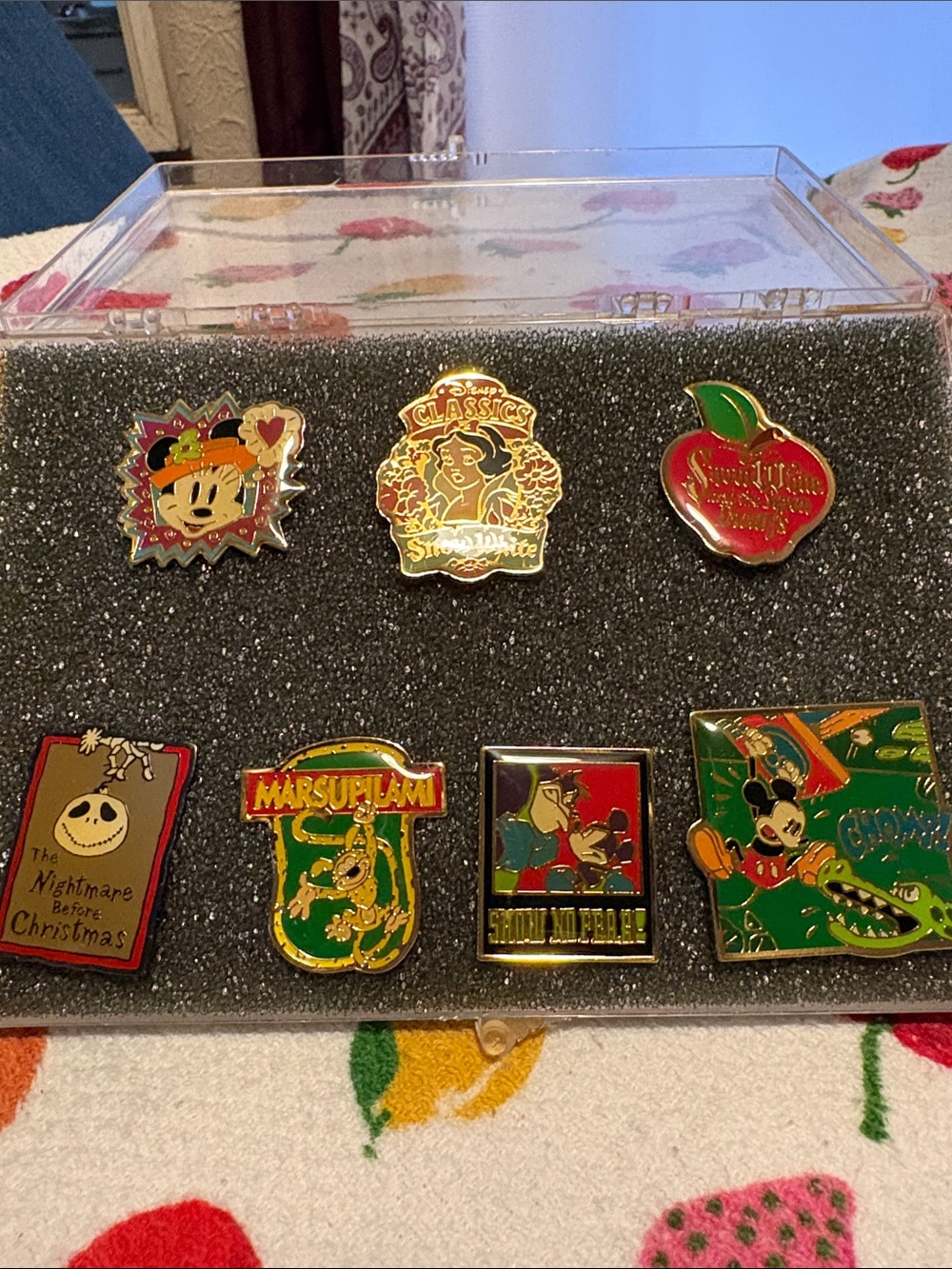 Disney & Classic Character Enamel Pin Lot - Multicolor